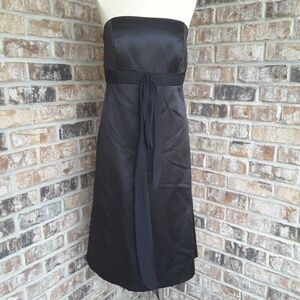 After six strapless dress black sz 10